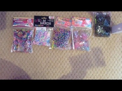 Rainbow loom haul and unboxing #3