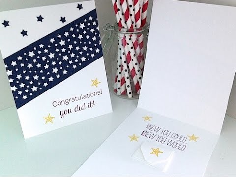 Simply Simple FLASH CARD 2.0 - Confetti Stars Congrats Card by Connie Stewart