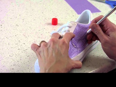 Applying KODAK Shoe Art Film to a Shoe - Example 1
