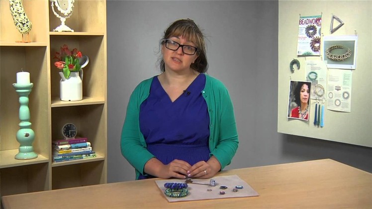 Beadwork Designer of the Year Series: Bead Stitching Pentagons with Jean Power