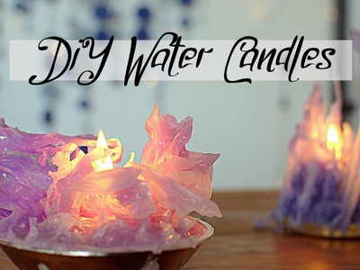 DIY Gothic Water Candles - Frozen inspired