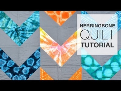 DIY Herringbone Quilt Tutorial