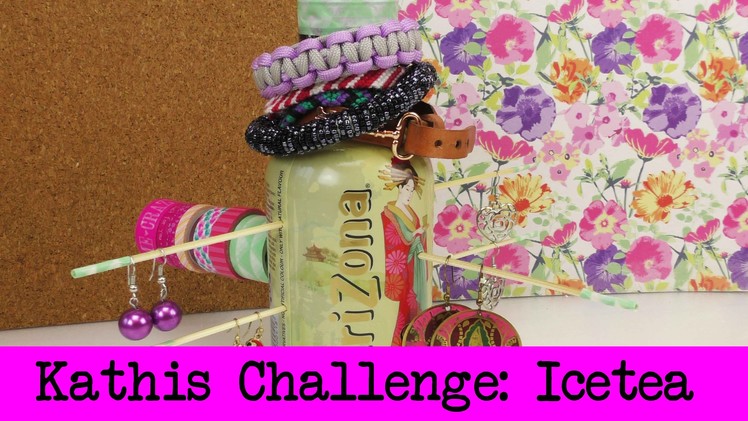 DIY Inspiration Challenge #23 Arizona Icetea Flaschen | Kathis Challenge | Tutorial - Do it yourself