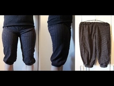 DIY: Pants for kodona. ouji. lolita boystyle or bloomers (tutorial)