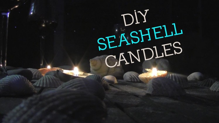 DIY Seashell Candles Tutorial
