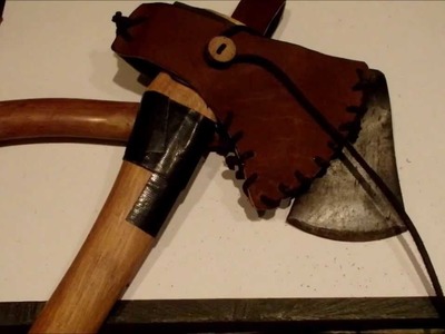 DIY Sheath For Axe or Hatchet Part 2 FREE Pattern
