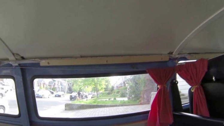 DIY VW love bus interior. Giving the Hippie Van some feng shui