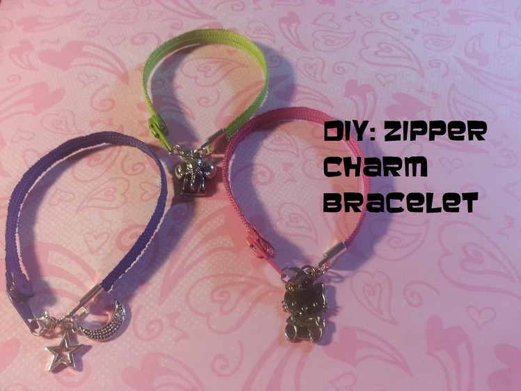 DIY: Zipper Charm Bracelet