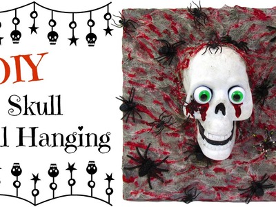 Dollar Store Skull Wall Hanging DIY ~Craft Klatch Halloween Series