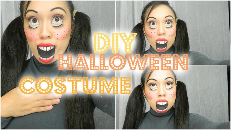 EASY DIY Halloween Costumes!  creepy doll makeup tutorial