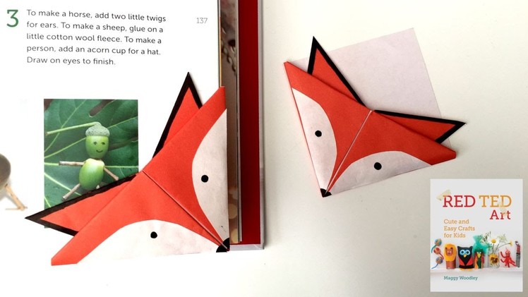 Fox Crafts - Easy Origami Bookmark