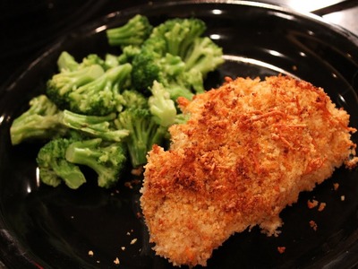High-Protein Muscle Building Meal:  Healthy Oven-Fried Chicken