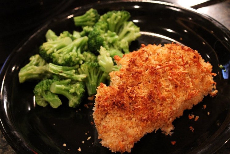 High-Protein Muscle Building Meal:  Healthy Oven-Fried Chicken