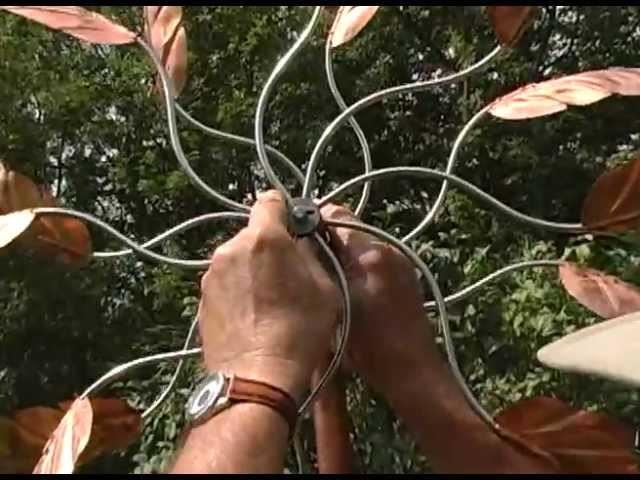 How to Assemble a Wind Sculpture - Copper Wind Sculpture Assembly - Kinetic Wind Sculptures