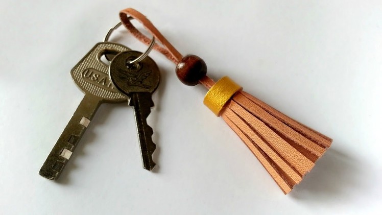How To Create a Cool Leather Tassel Key Chain - DIY Style Tutorial - Guidecentral