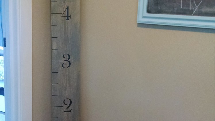 How To Create a Ruler Growth Chart - DIY Home Tutorial - Guidecentral