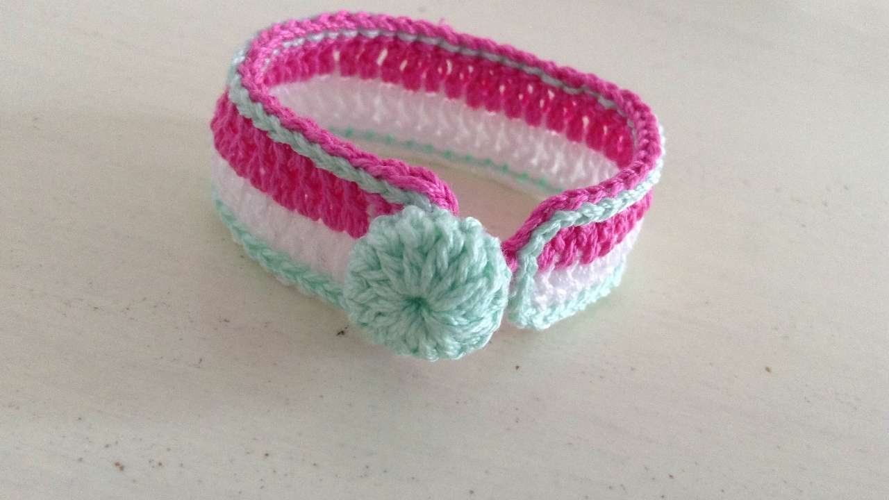 How To Crochet Pretty Girls Bracelet - DIY Crafts Tutorial - Guidecentral