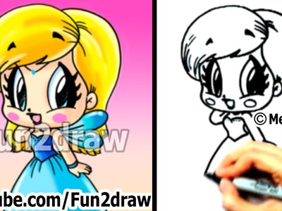 How to Draw a Chibi - Fun2draw Fairy Princess - Draw People - Learn to Draw