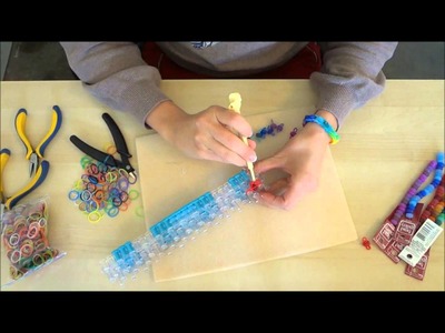 How to Make a Beaded Rainbow Loom Bracelet by Halcraft USA