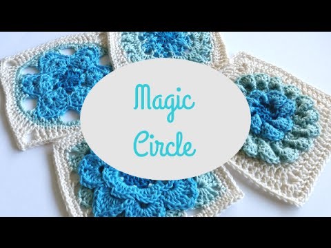 How to make a crochet Magic Circle by Shelley Husband Spincushions