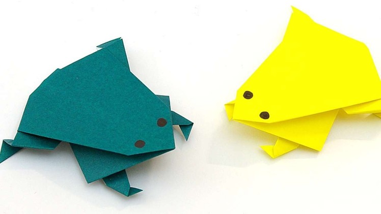 How To Make A Cute Origami Frog - DIY Crafts Tutorial - Guidecentral