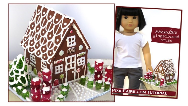 How To Make a Gingerbread House for Dolls