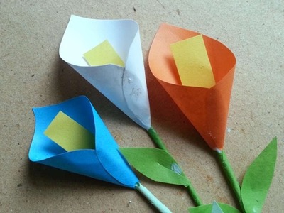 How To Make A Paper Calla Lily - DIY Crafts Tutorial - Guidecentral