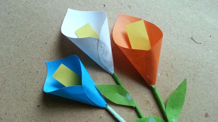 How To Make A Paper Calla Lily - DIY Crafts Tutorial - Guidecentral