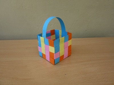 How to Make a Paper Easter Basket (Hestone) - Easy Tutorials