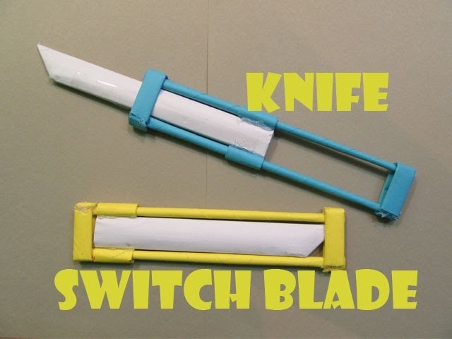 How to Make a Paper Knife(Switch blade) - Easy Tutorials
