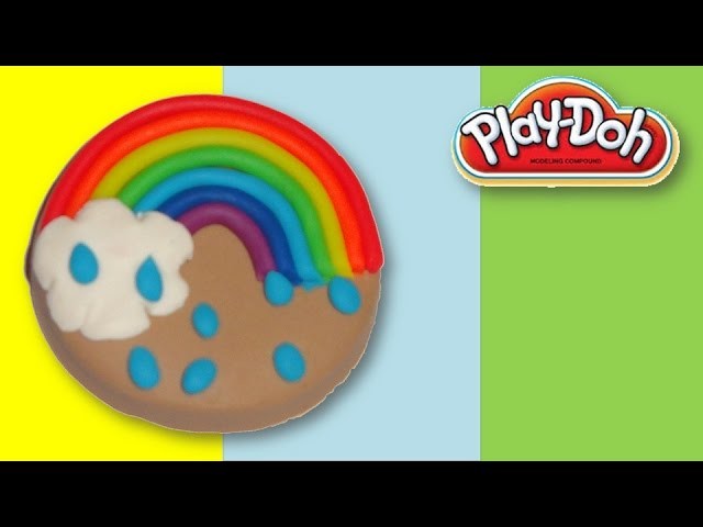 How to make a play-doh rainbow cookie