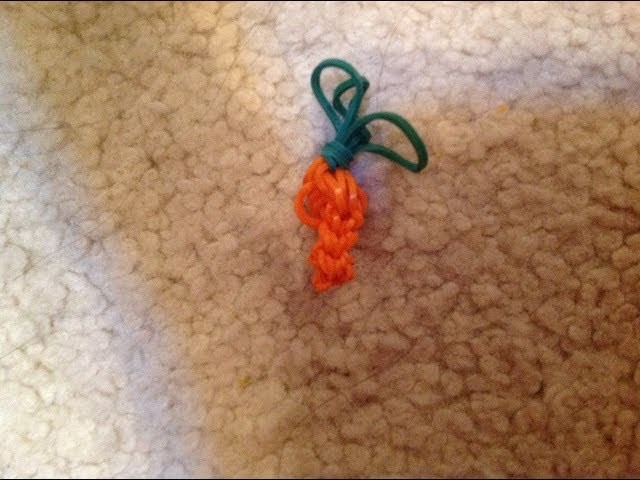 How To Make A Rainbow Loom Mini Carrot