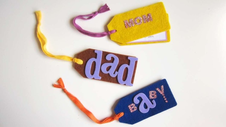 How To Make Luggage Tags With Felt - DIY Style Tutorial - Guidecentral