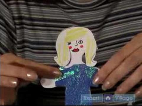 How to Make Paper Dolls : Paper Dolls: How to Make Shiny Dresses for Paper Dolls