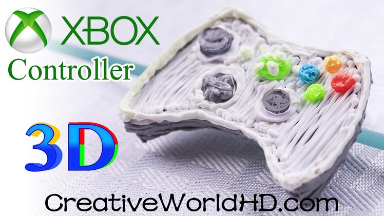 How to Make XBox Controller - 3D Printing Pen.3Doodler 2.0 DIY Tutorial by Creative World