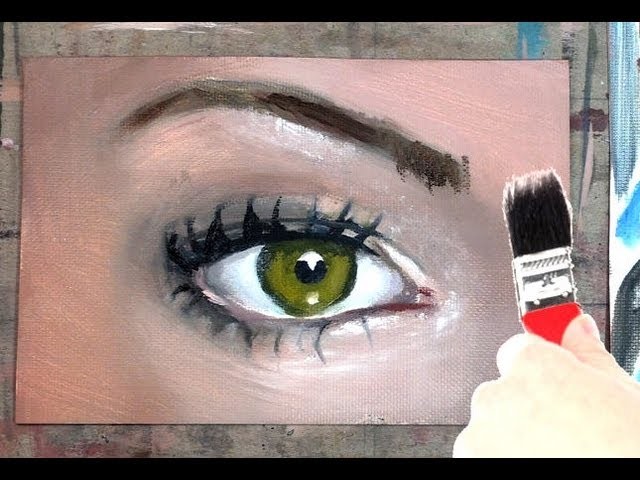How to Paint an Eye Step by Step (Painting Tutorial)