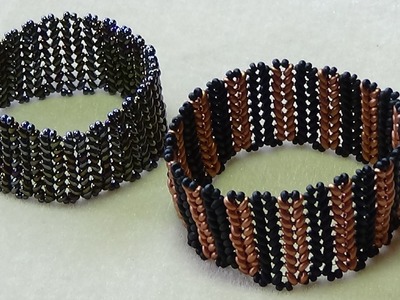 Kleshna Jewellery Craft Flat Twin Knit Stitch Tutorial