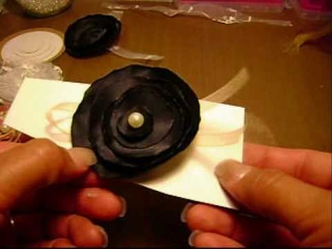Lollipop Flower without the die, tutorial cont (Vid #51) Pt 2 of 2