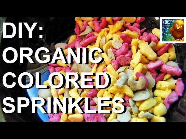 Make Your Own All Natural Colored Candy Sprinkles | DIY