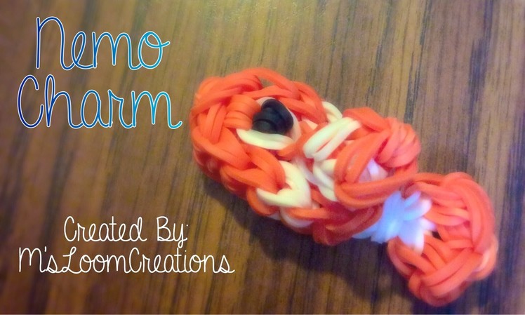 Nemo or Marlin Rainbow Loom Charm.Figurine | How To