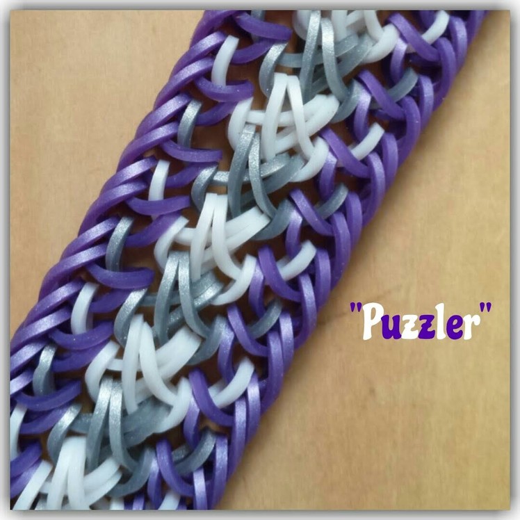 New "Puzzler" Hook Only Bracelet.How To Tutorial