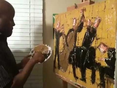 Painting Demonstration with Palette Knife Part 3