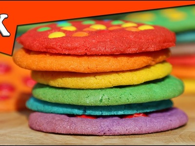 RAINBOW OF COOKIES - M&M Rainbow Cookies