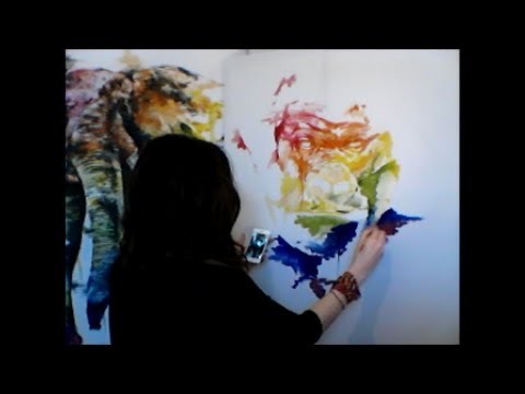 Speed Painting - Gorilla (Rainbow) The making of. 