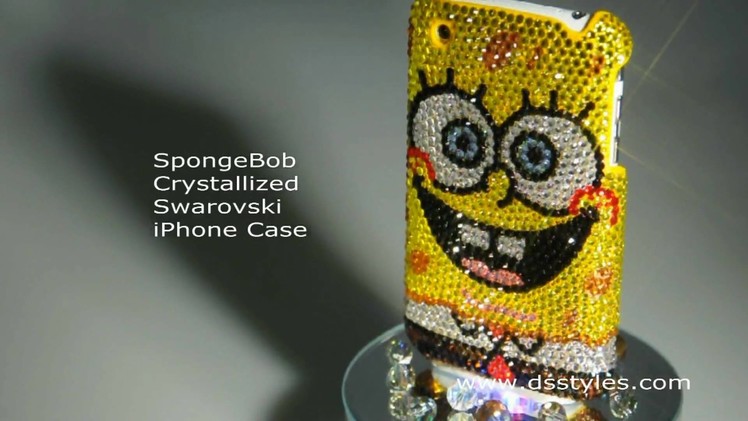 Swarovski iPhone Case - Custom Made SpongeBob - DSstyles