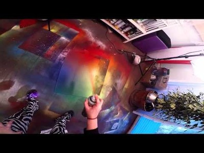 The Tanster- Rainbow Spray Paint Animation