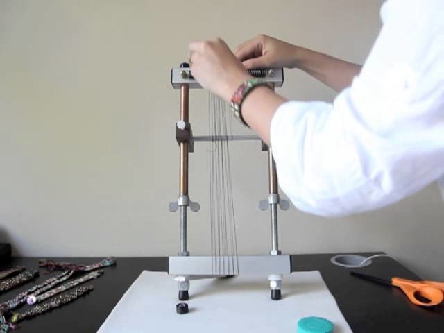 Warping for Bead Weaving without the SheddingDevice