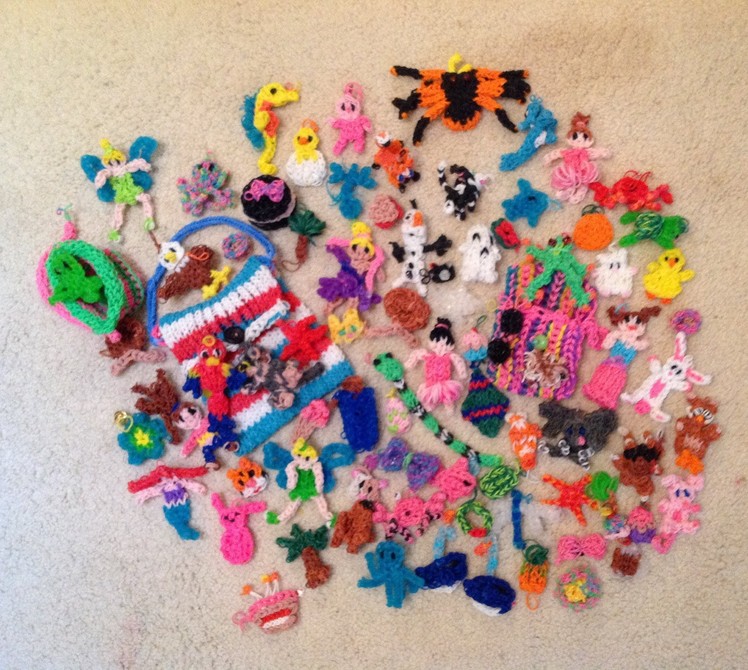 All my rainbow loom things I have made