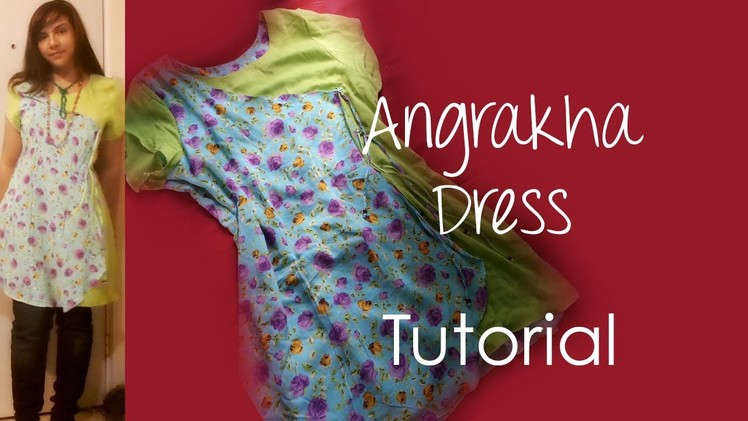 ♥ Angrakha Dress ♥ Tutorial ☁ half wrapped dress