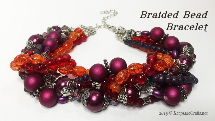Braided Bead Bracelet Tutorial